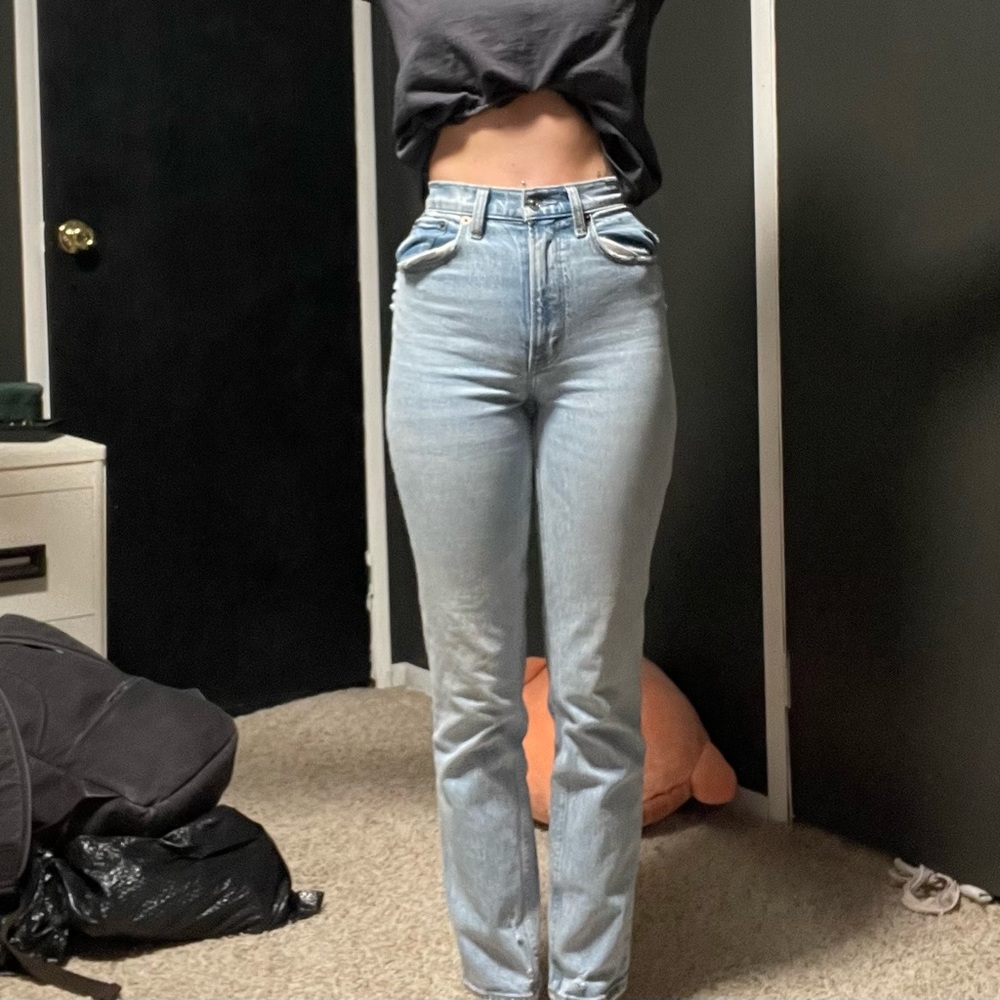 Abercrombie and Fitch Curve love High rise jeans